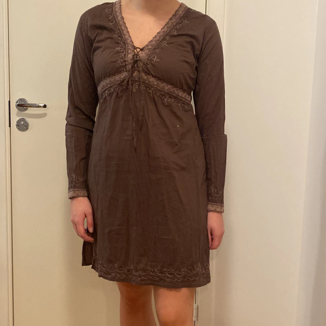 Brun klänning från IMAGE - 90