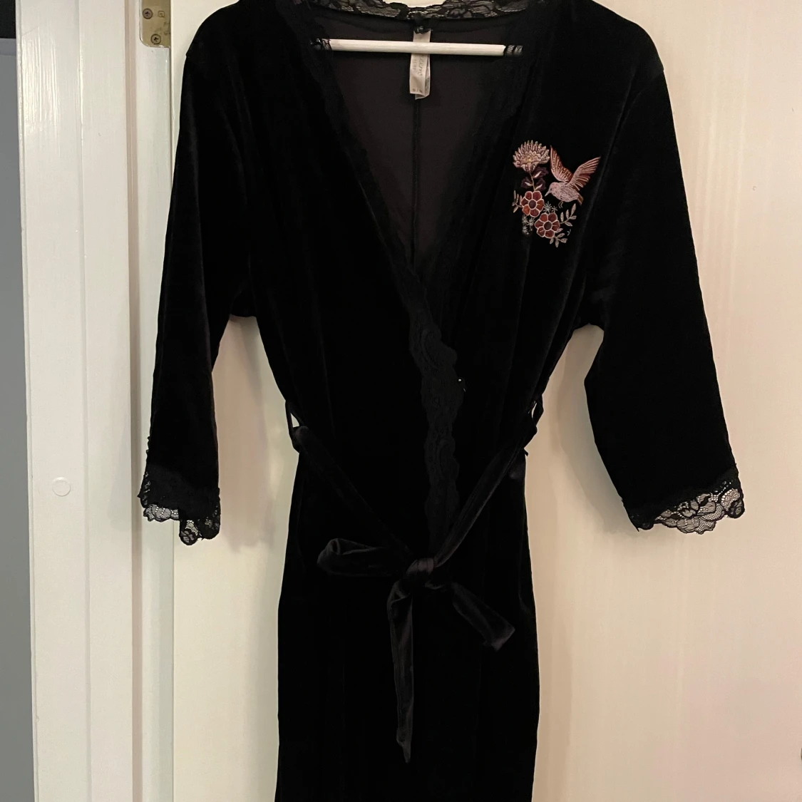 Morgonrock mocka tyg 