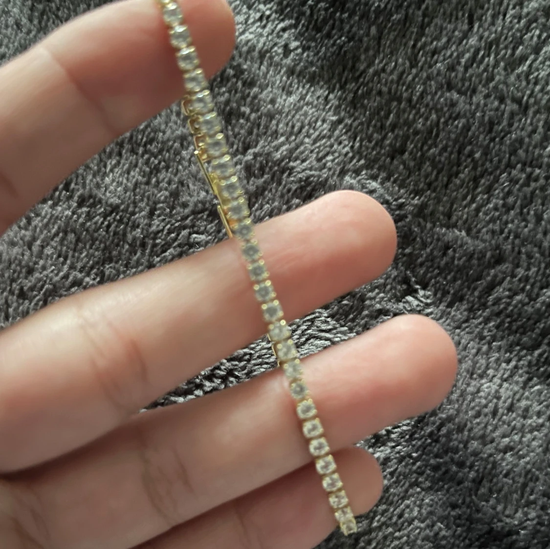 Tennis guld armband - 2