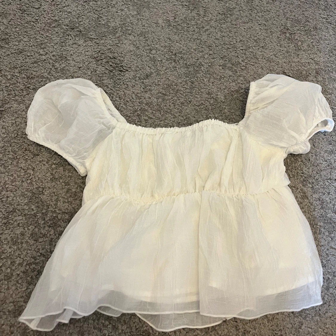 Vit offshoulder blus - 90