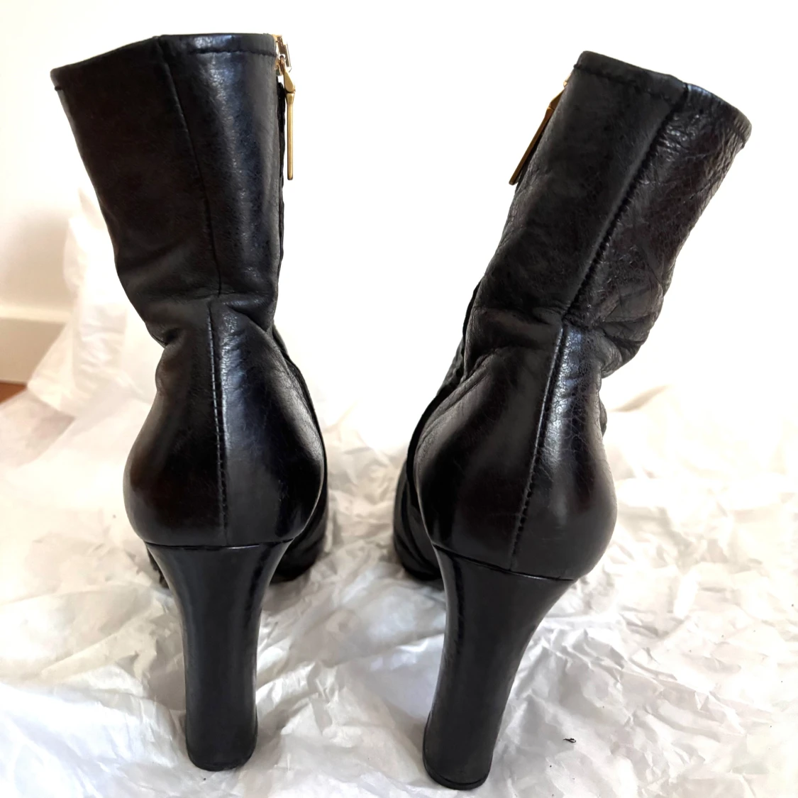 Svarta boots med dragkedja - 2