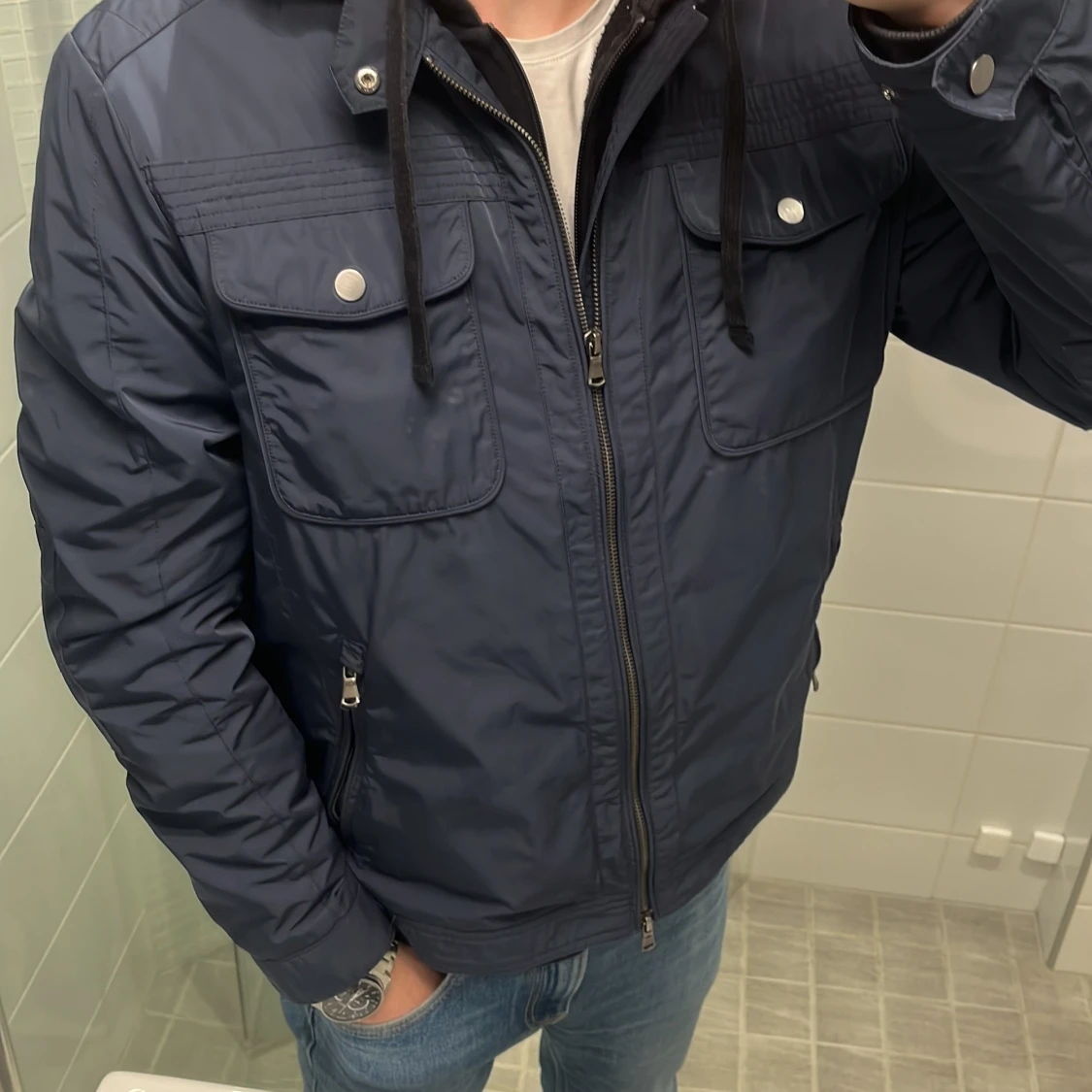 Mörkblå vår jacka - 1