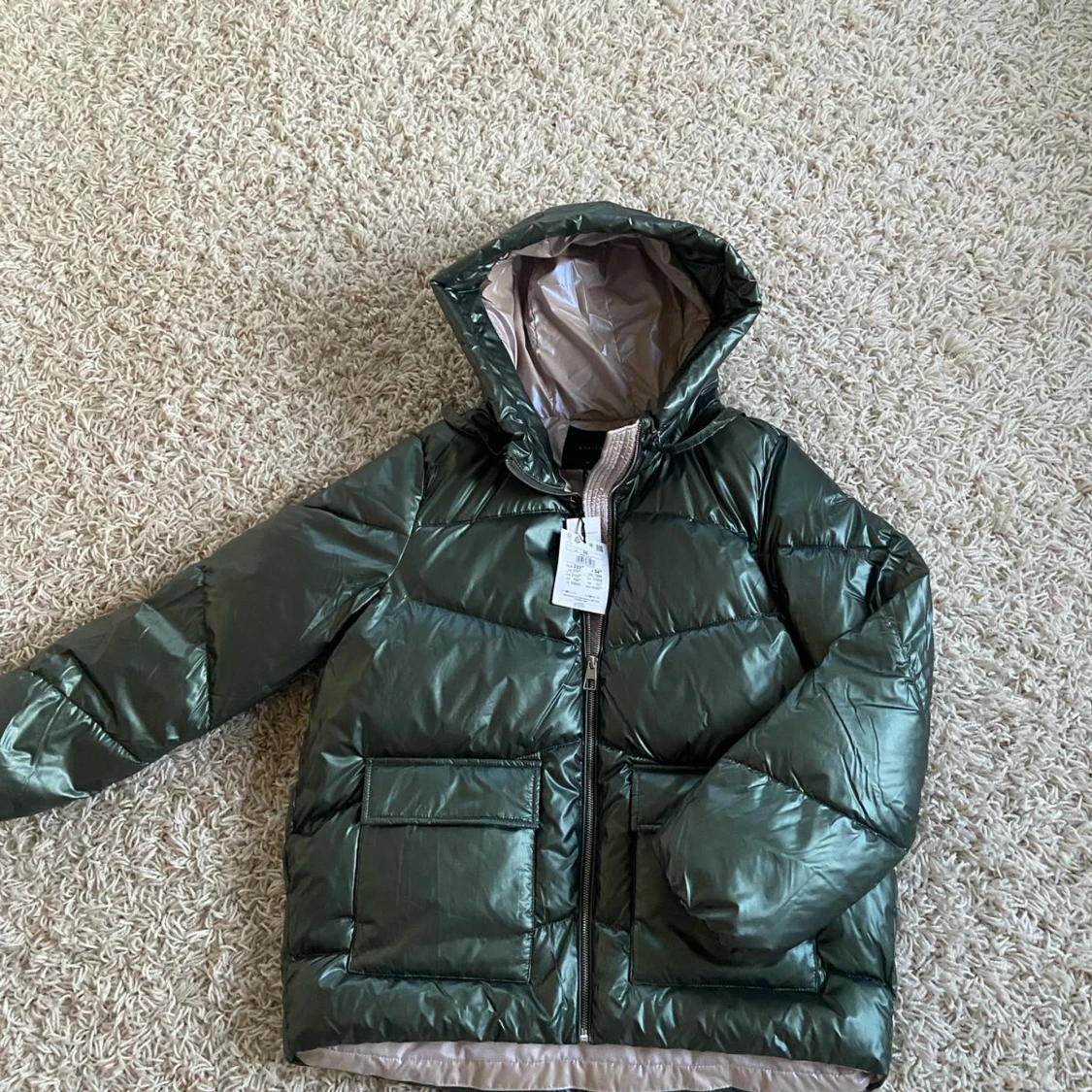 Grön pufferjacka från Mohito