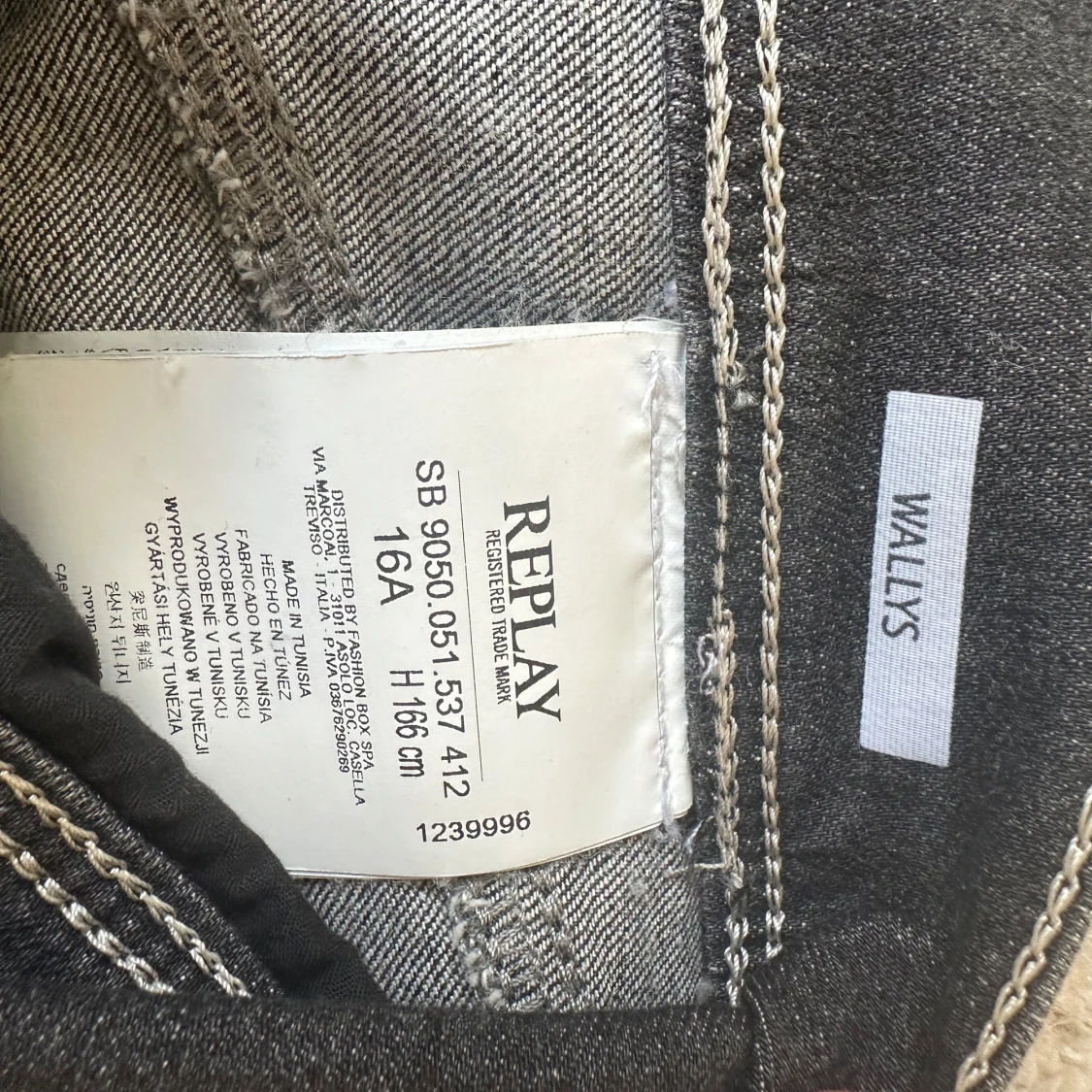 Grå/Svarta jeans från Replay - 4