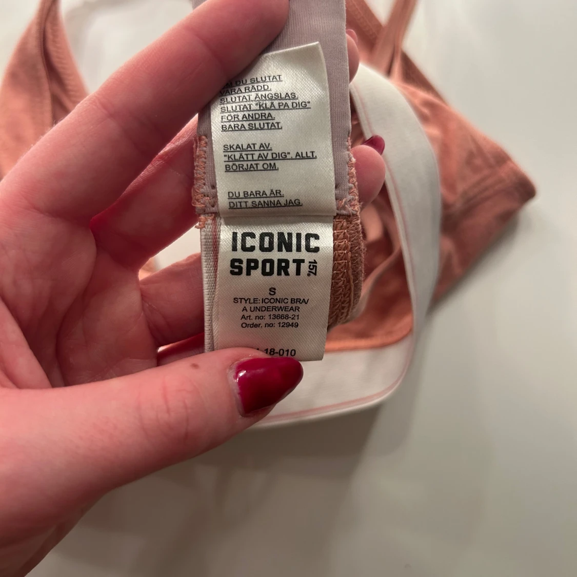 Rosa bh utan vaddering  - 2