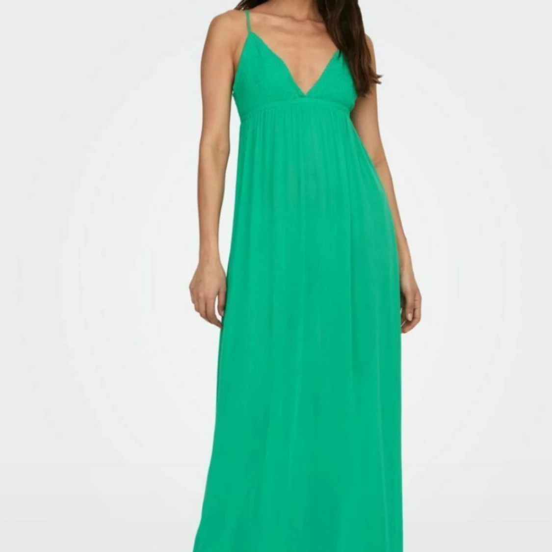 Grön långklänning - 90