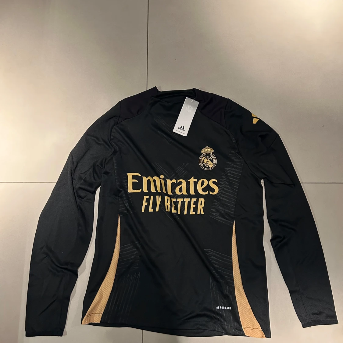 Svart långärmad fotbollströja från Adidas - 1