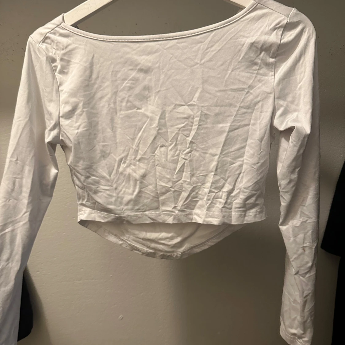 Vit långärmad topp - 1