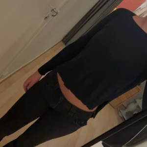 croppad tröja från Zara - stickad topp från zara, storlek S