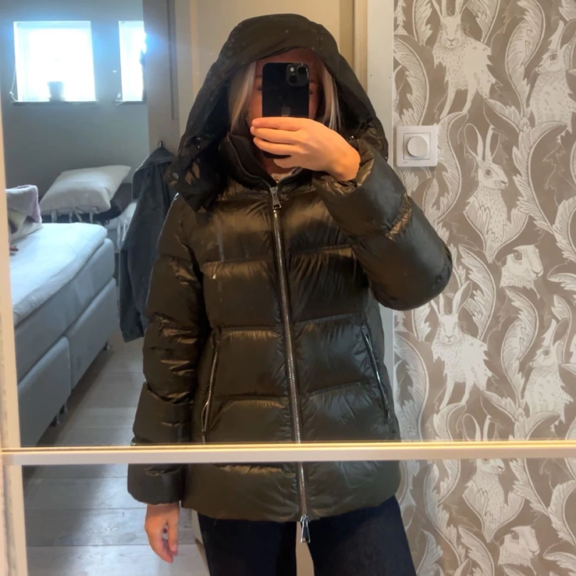 Grön dunjacka från Massimo Dutti