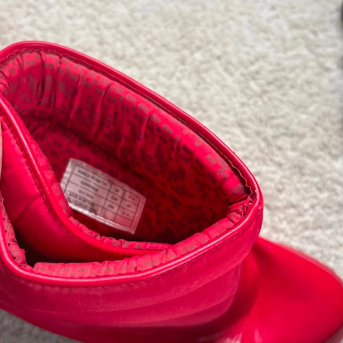 Vintage Röda boots från Lacoste Stl 40 - 4