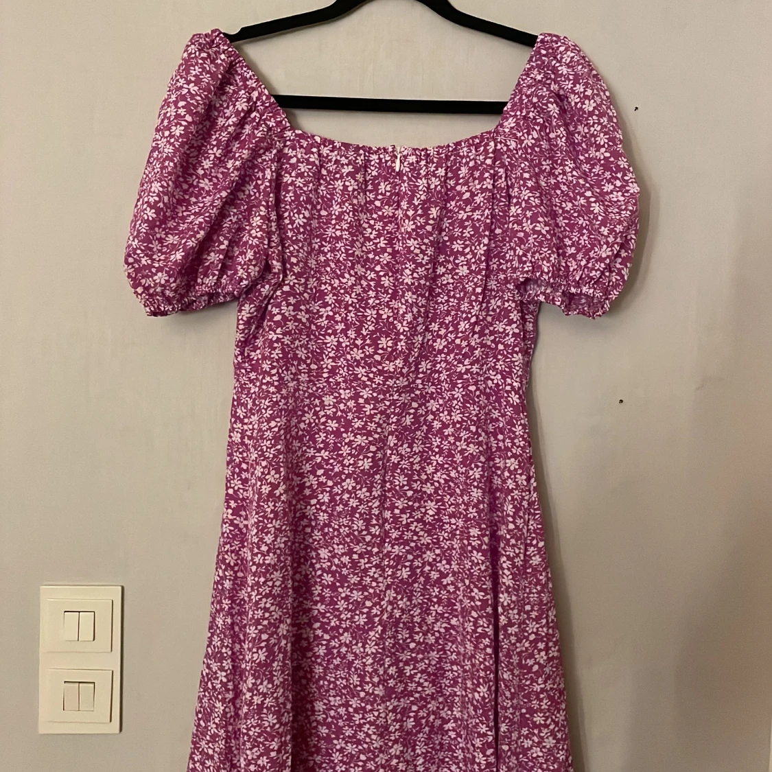 Lila blommig klänning från Shein - 1