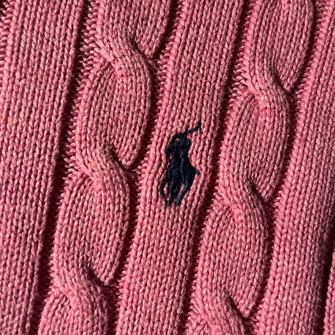 Rosa stickad tröja från Ralph Lauren - 3