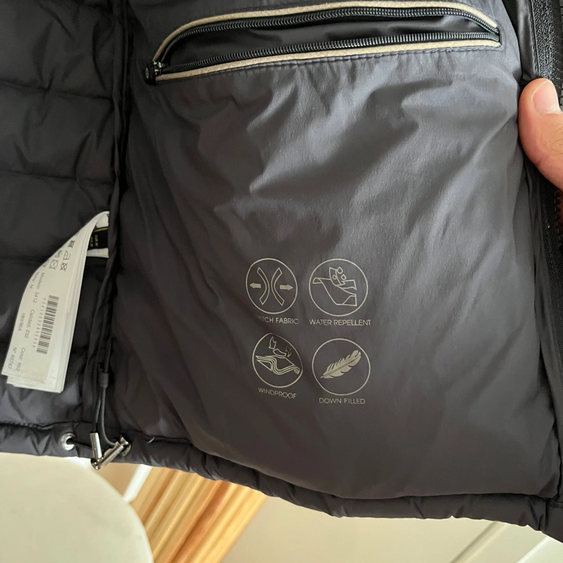 Grå dunjacka från Massimo Dutti - 91