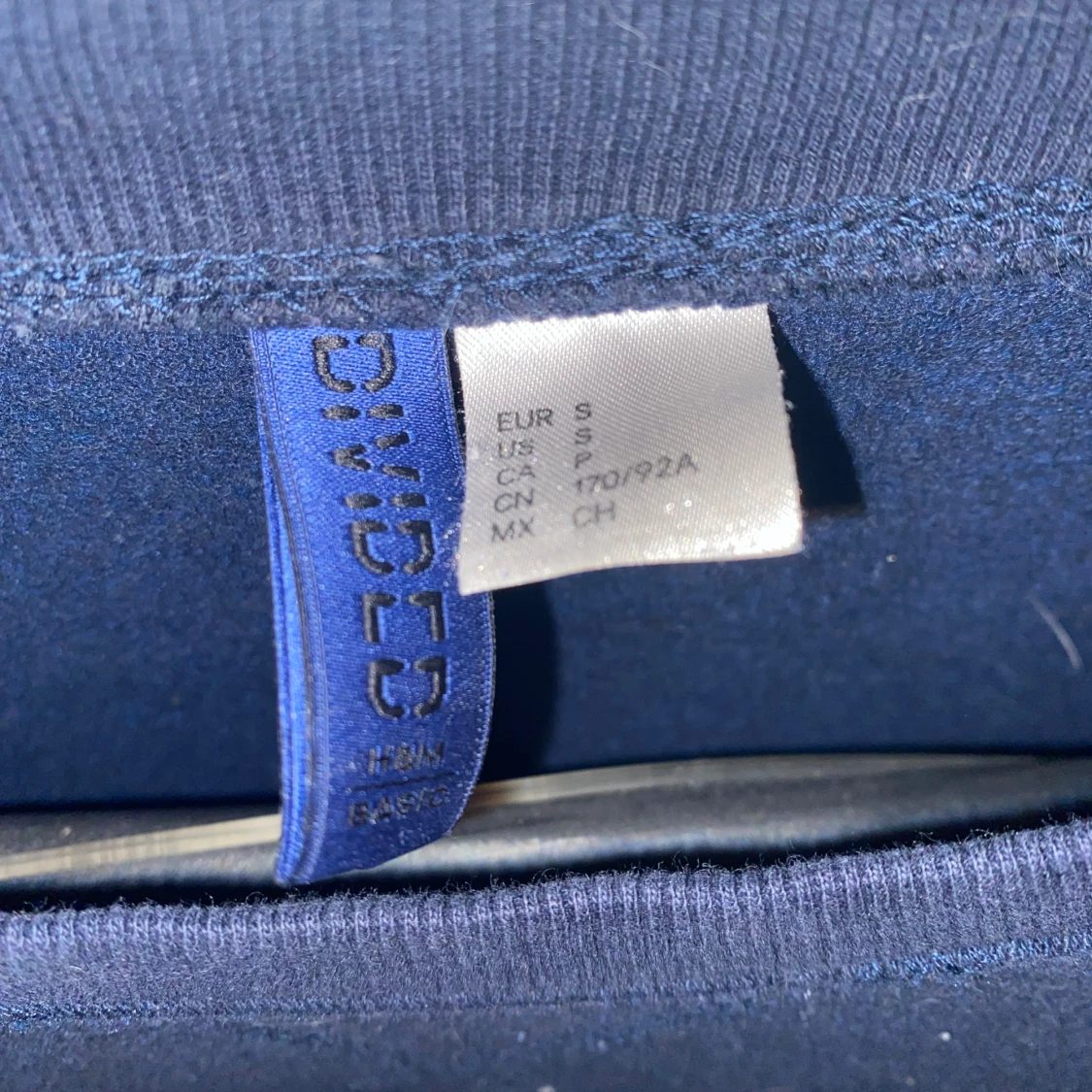 Blå sweatshirt - 90