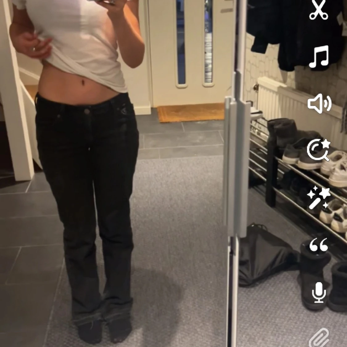 Lågmidjade levis jeans