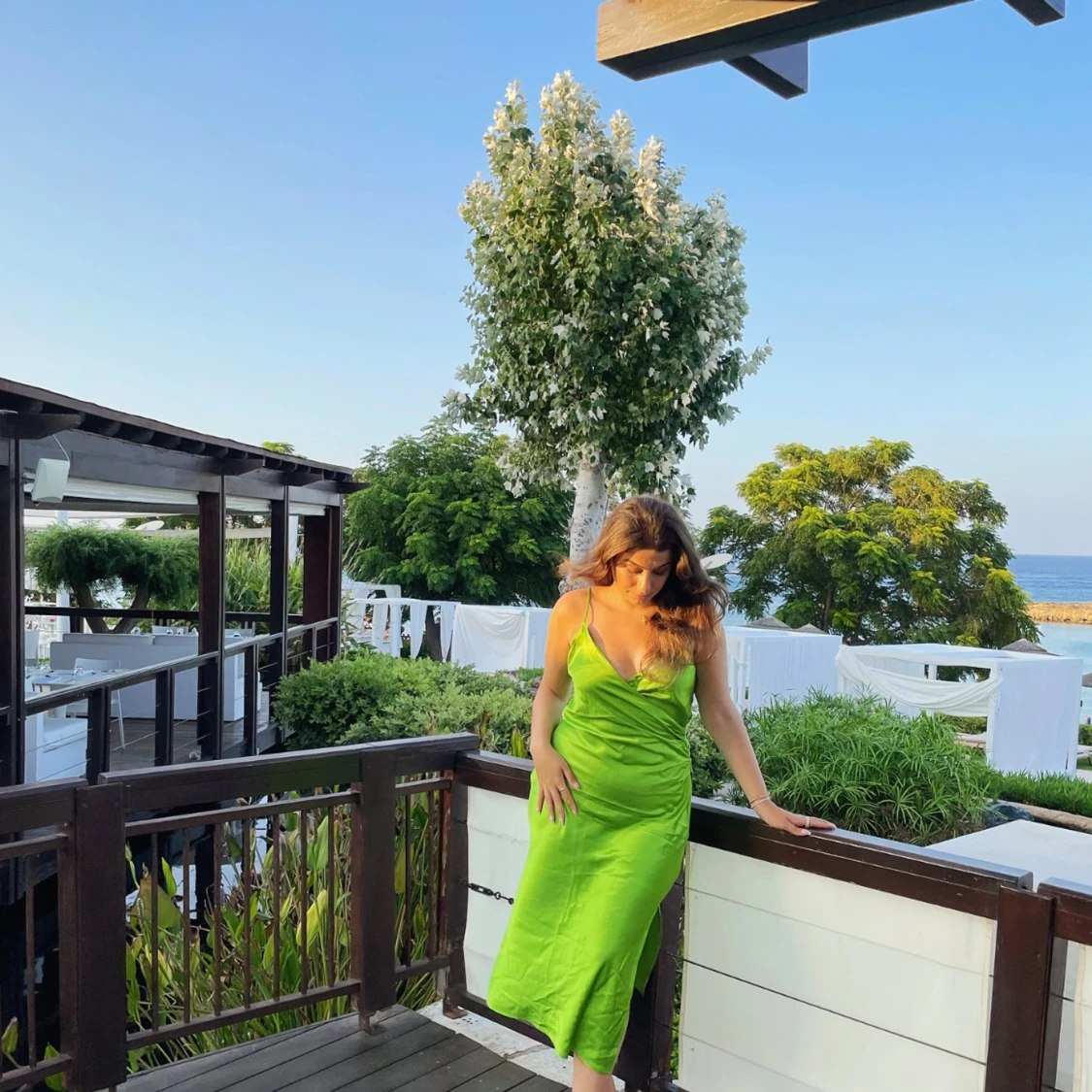 Grön klänning ZARA - 92