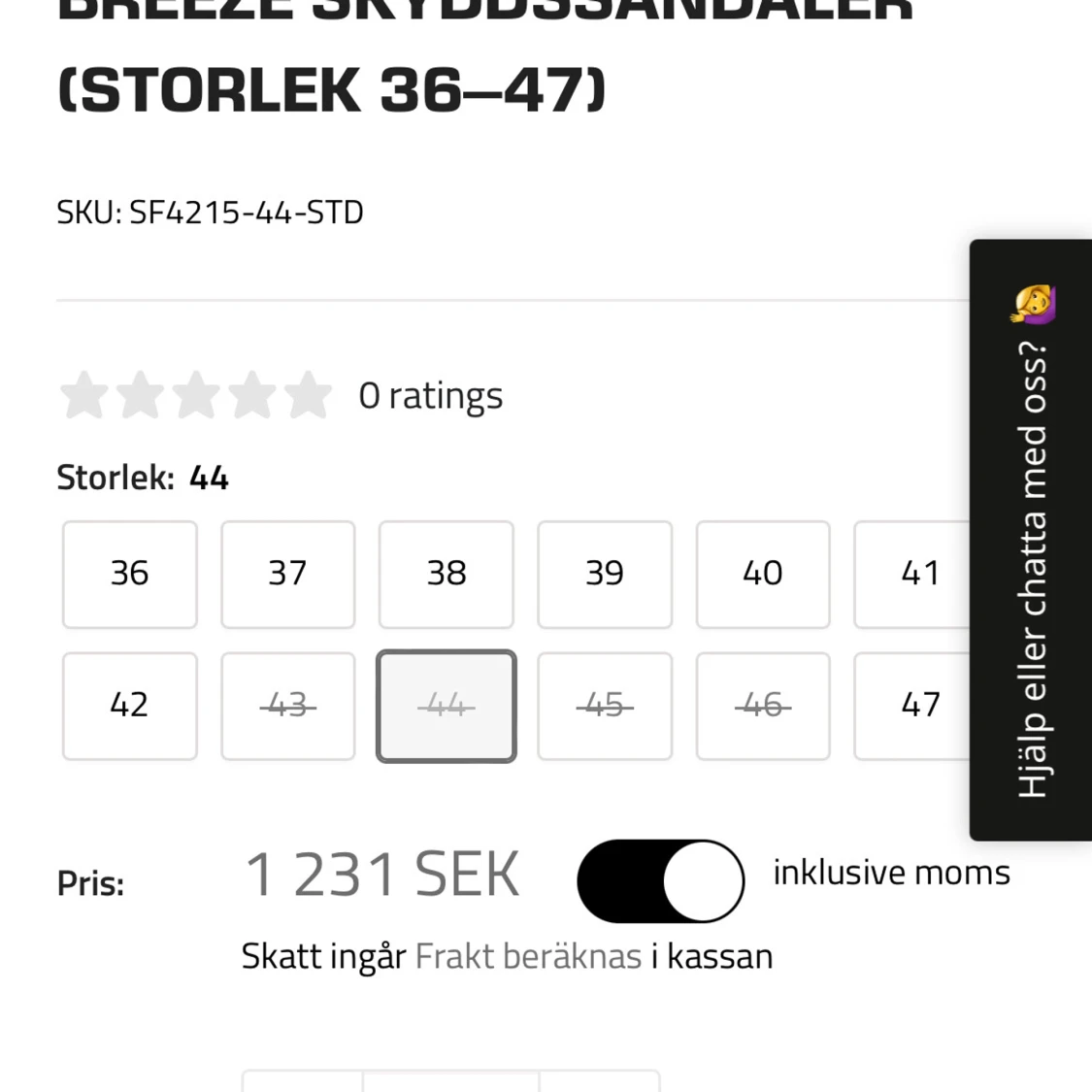 veltuff stålhetta - 90