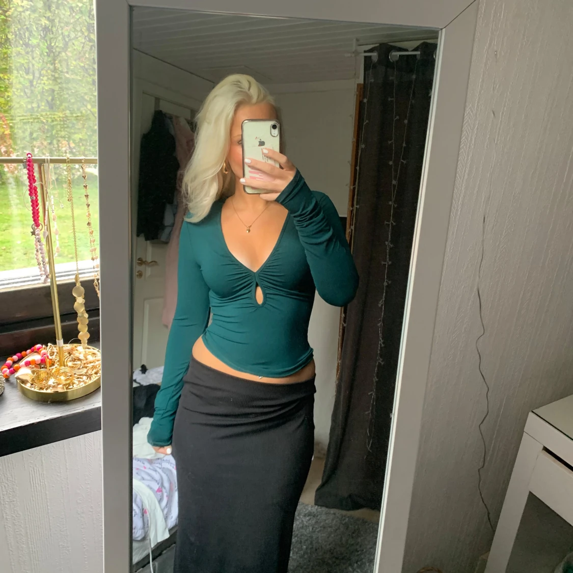 Mörkgrön tröja - 90