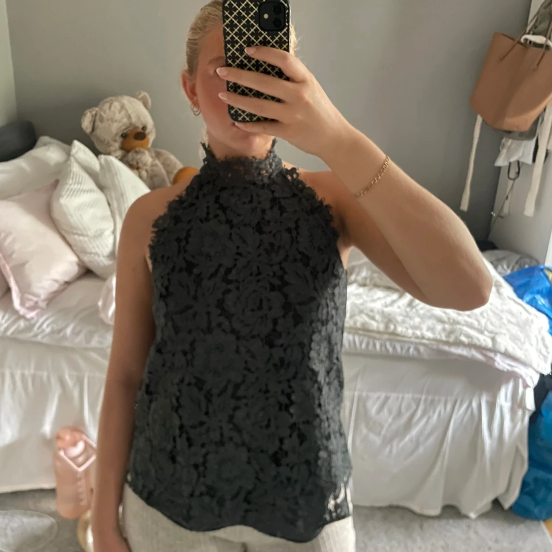 Grå Diane von Furstenberg Spetstopp - 90