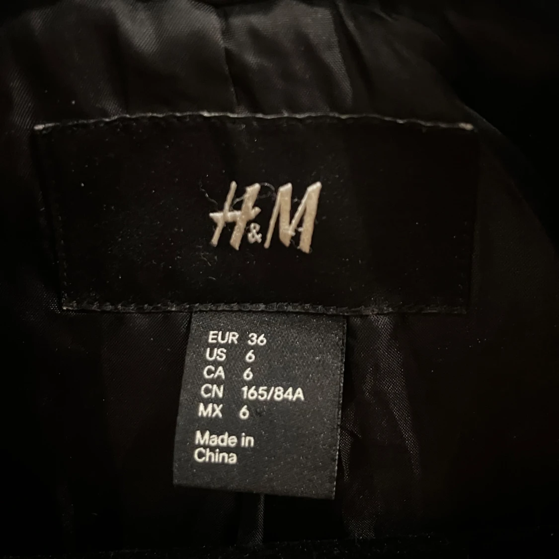 Svart kappa/ bikerjacka  - 91