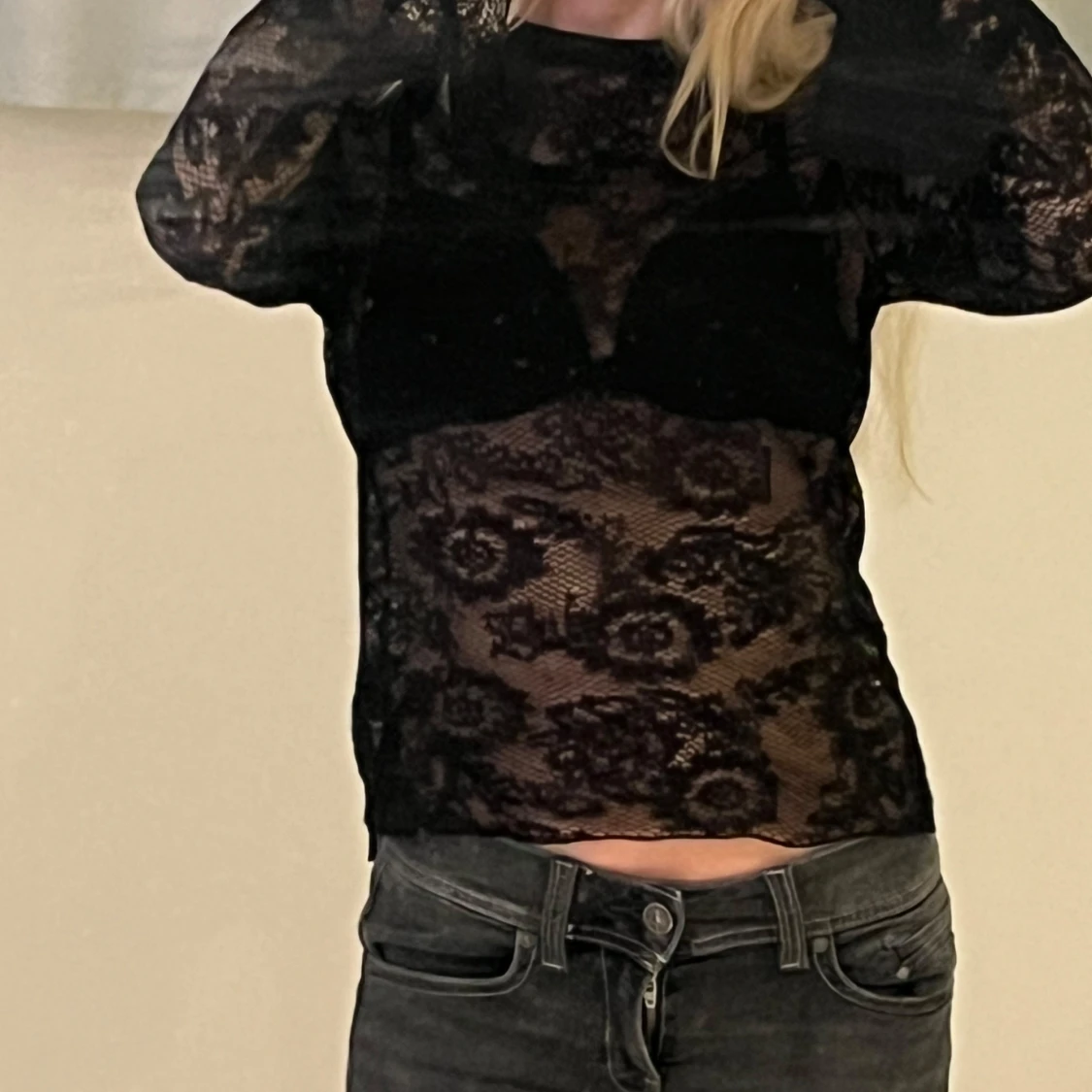 Svart Spetströja  - 92