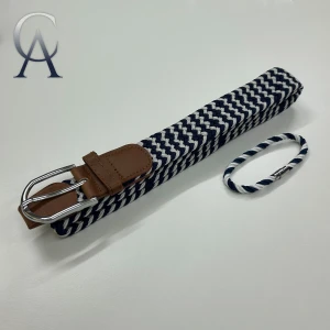 Bälte, Armband - Sailing Bundle - Tjenare vi säljer ett bundle som innehåller ett randigt bälte och ett randigt armband i marinblå och vit färg. Om du har några frågor så är det bara att skriva till oss. Vi svarar inom kort