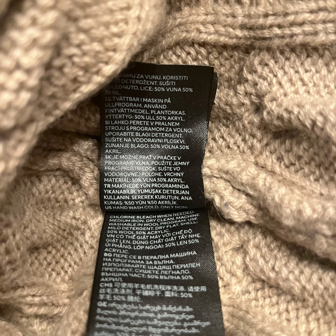 Stickad Tröja Oversized - 92