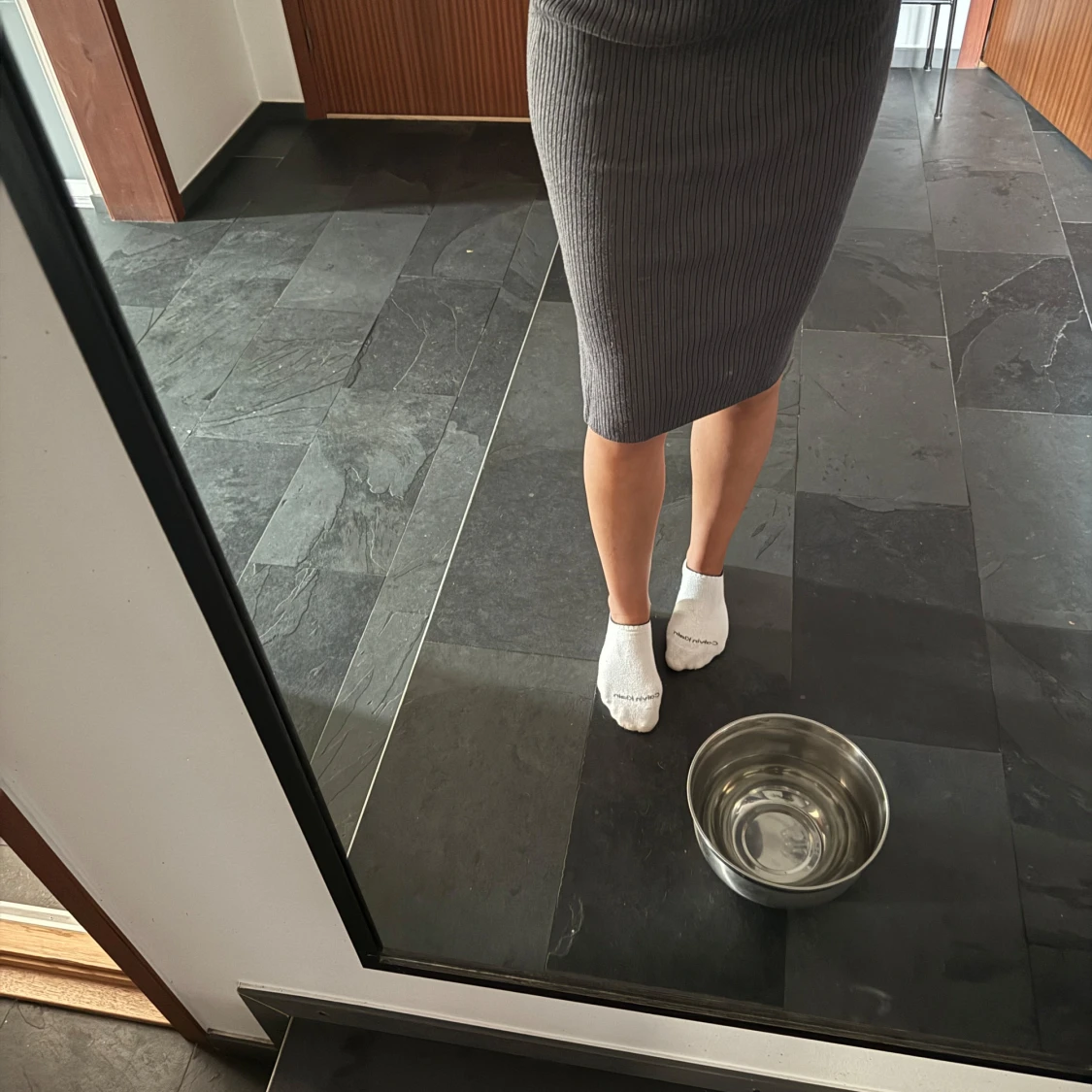 Grå Kjol - Calvin Klein  - 90