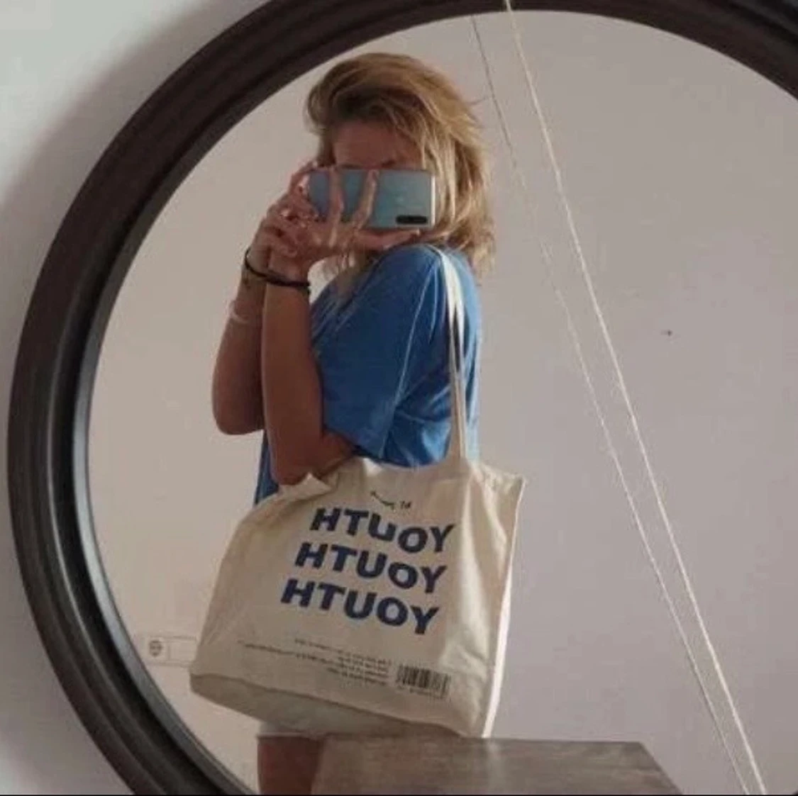 tygpåse med text - 91