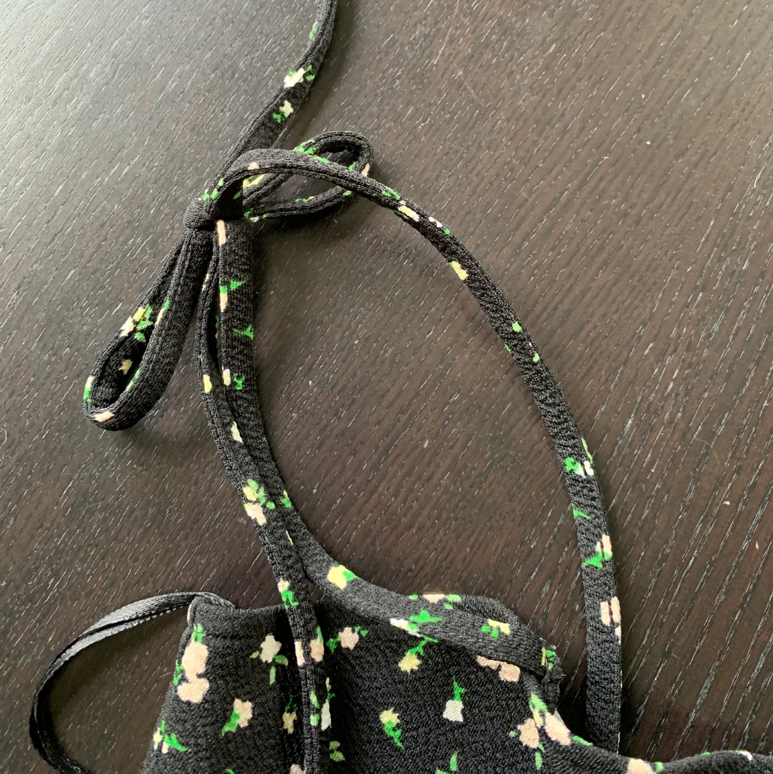 Blommig klänning strl S - 91