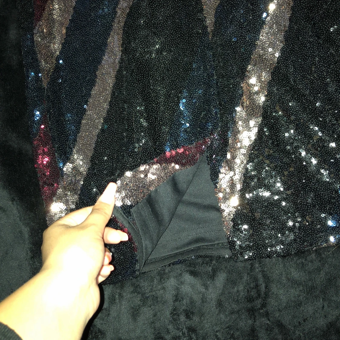 Glittrig kjol från Esmara  - 91