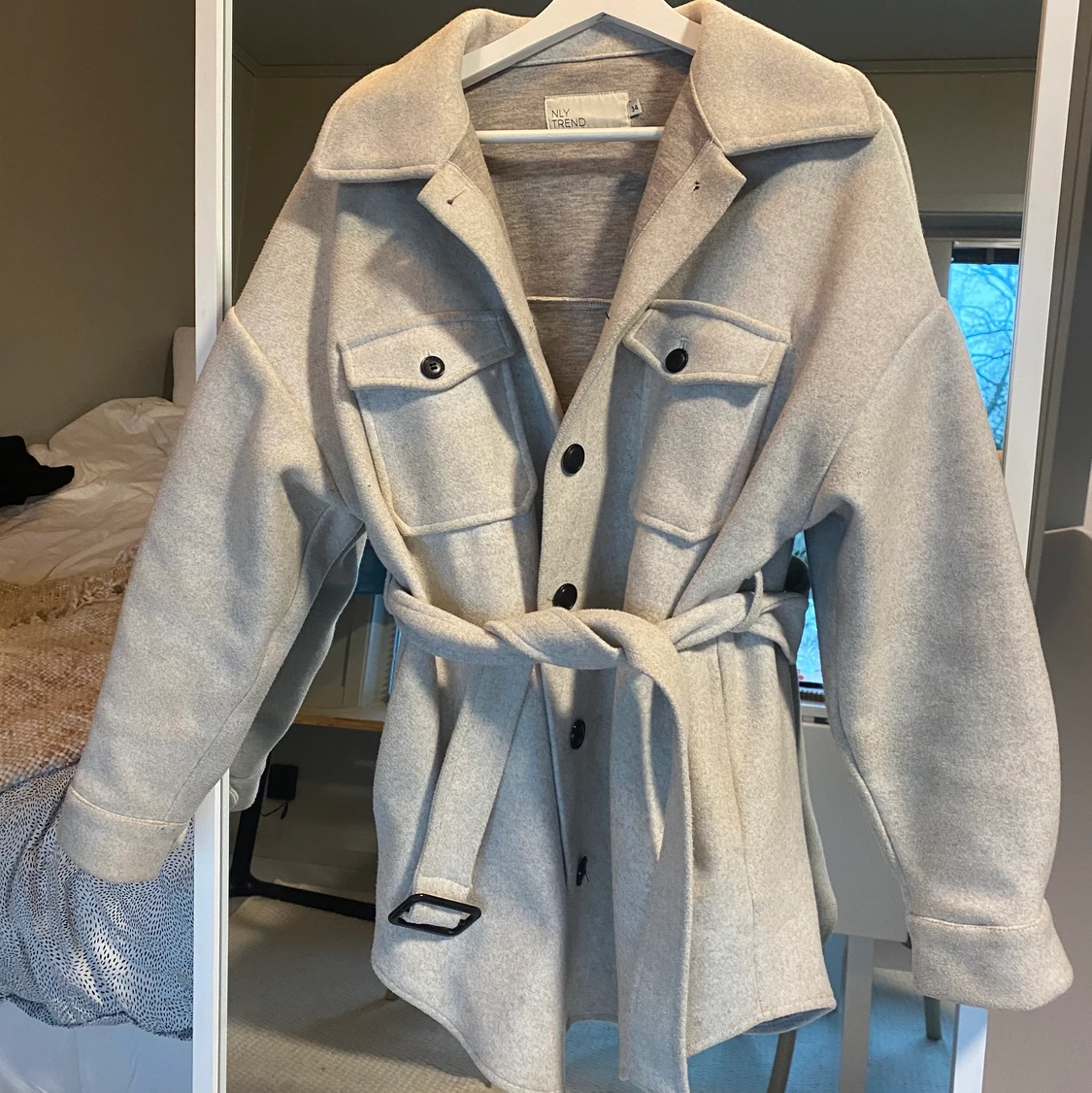 Nelly jacka, ljus beige - 90