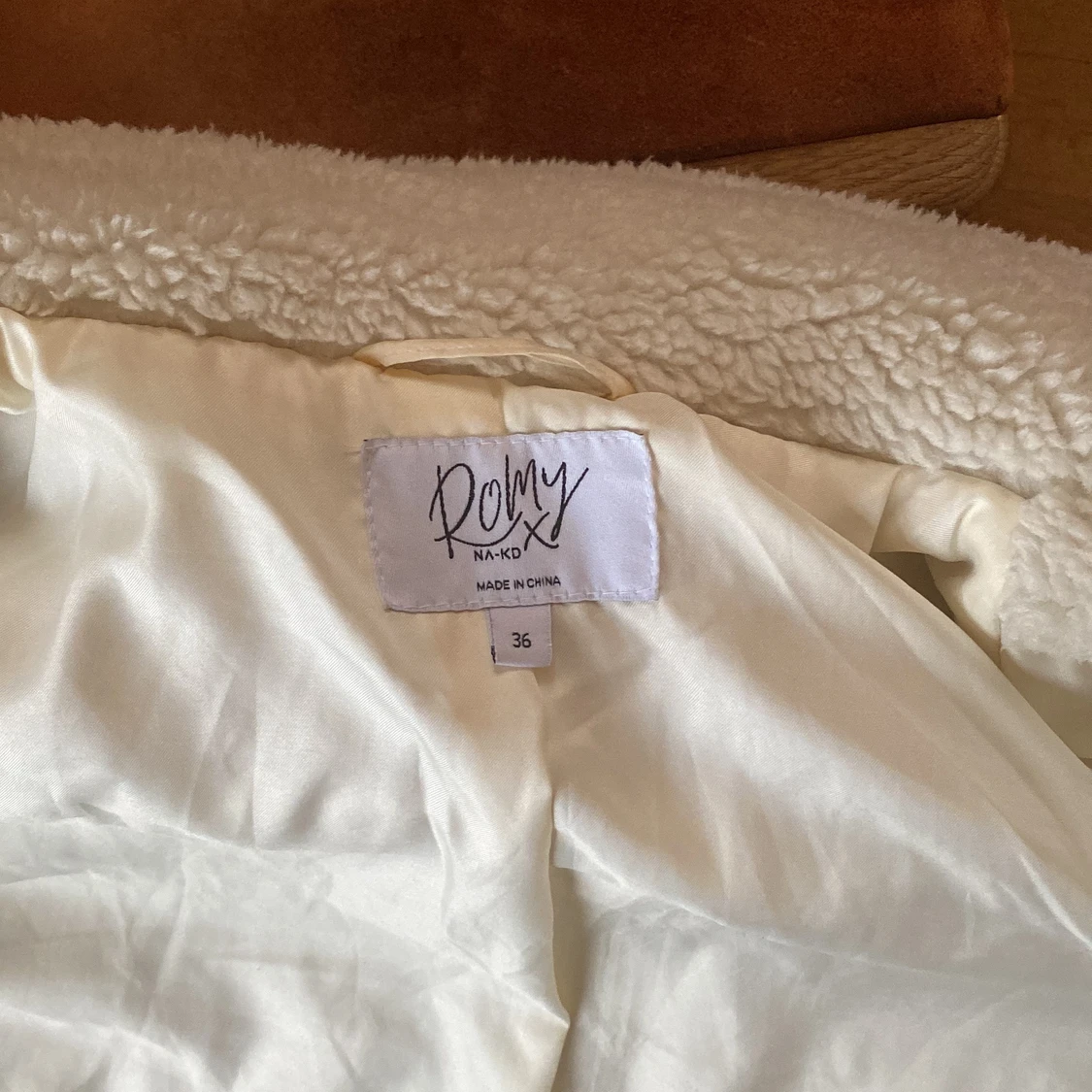 Croppad Teddy jacka - 91