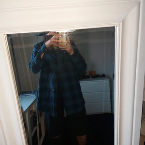 Blå rutig skjorta - Blå, rutig skjorta. Storlek medium. Jättefint skick. 70kr+frakt