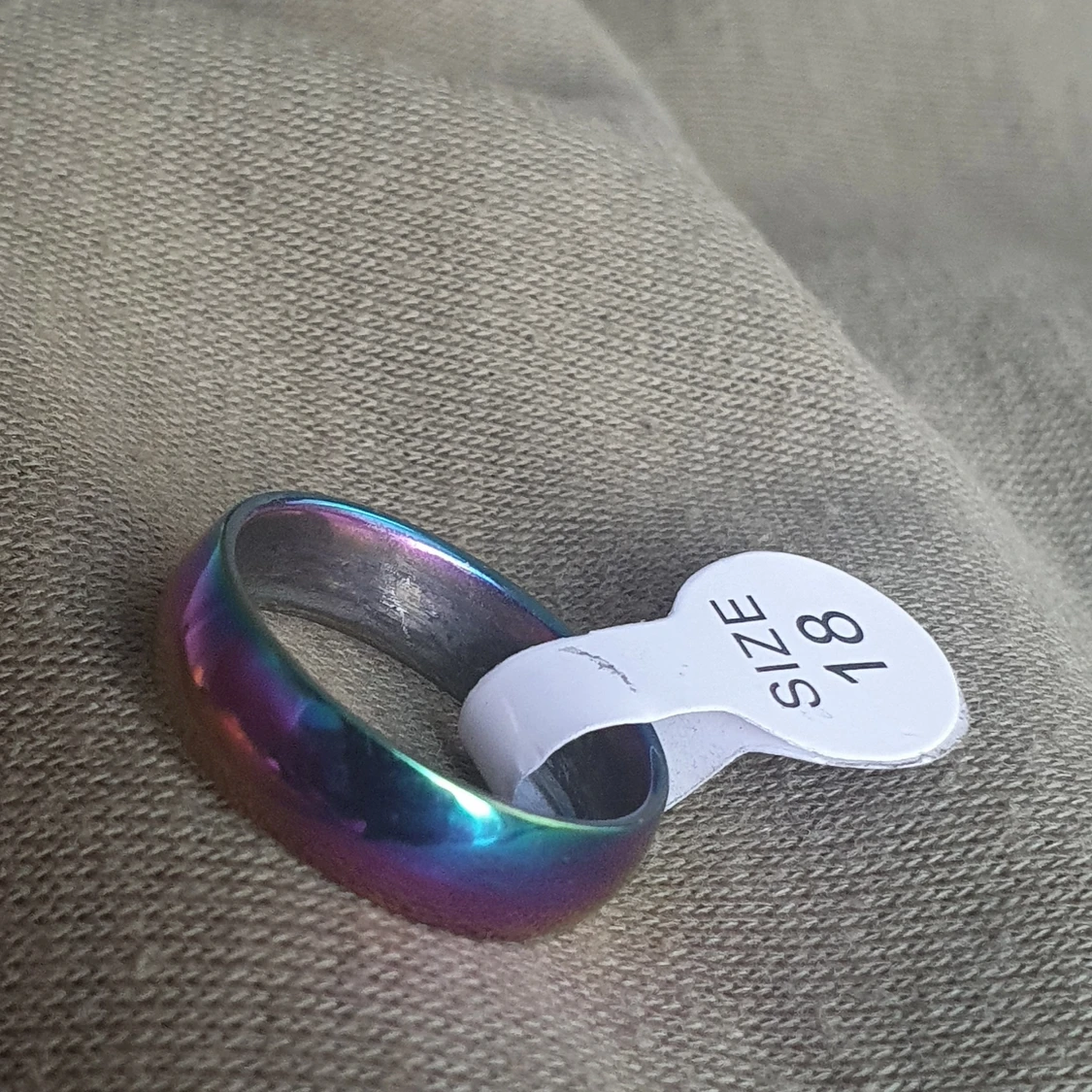 Rainbow Chrome ring  - 90