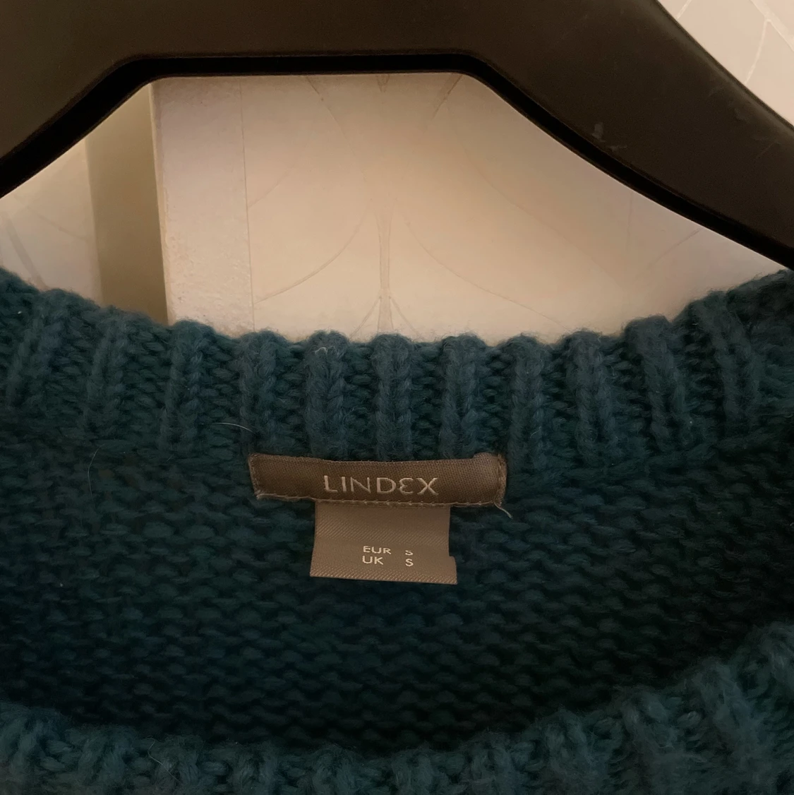 Blå/grön tröja  - 90