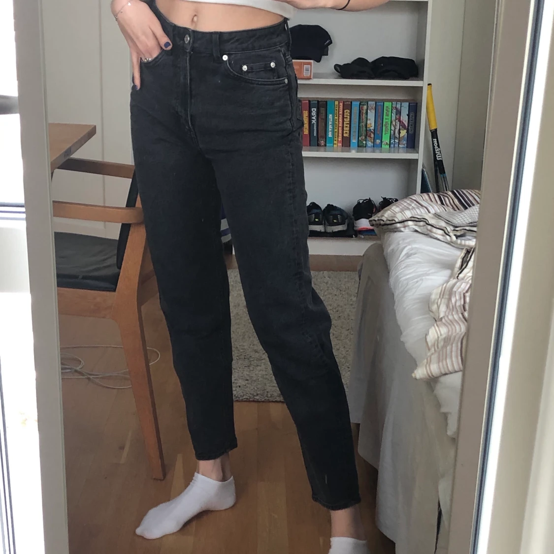 Svårt/grå jeans Weekday - 91