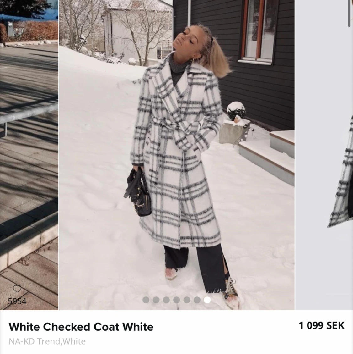 Rutig kappa från NAKD - 90