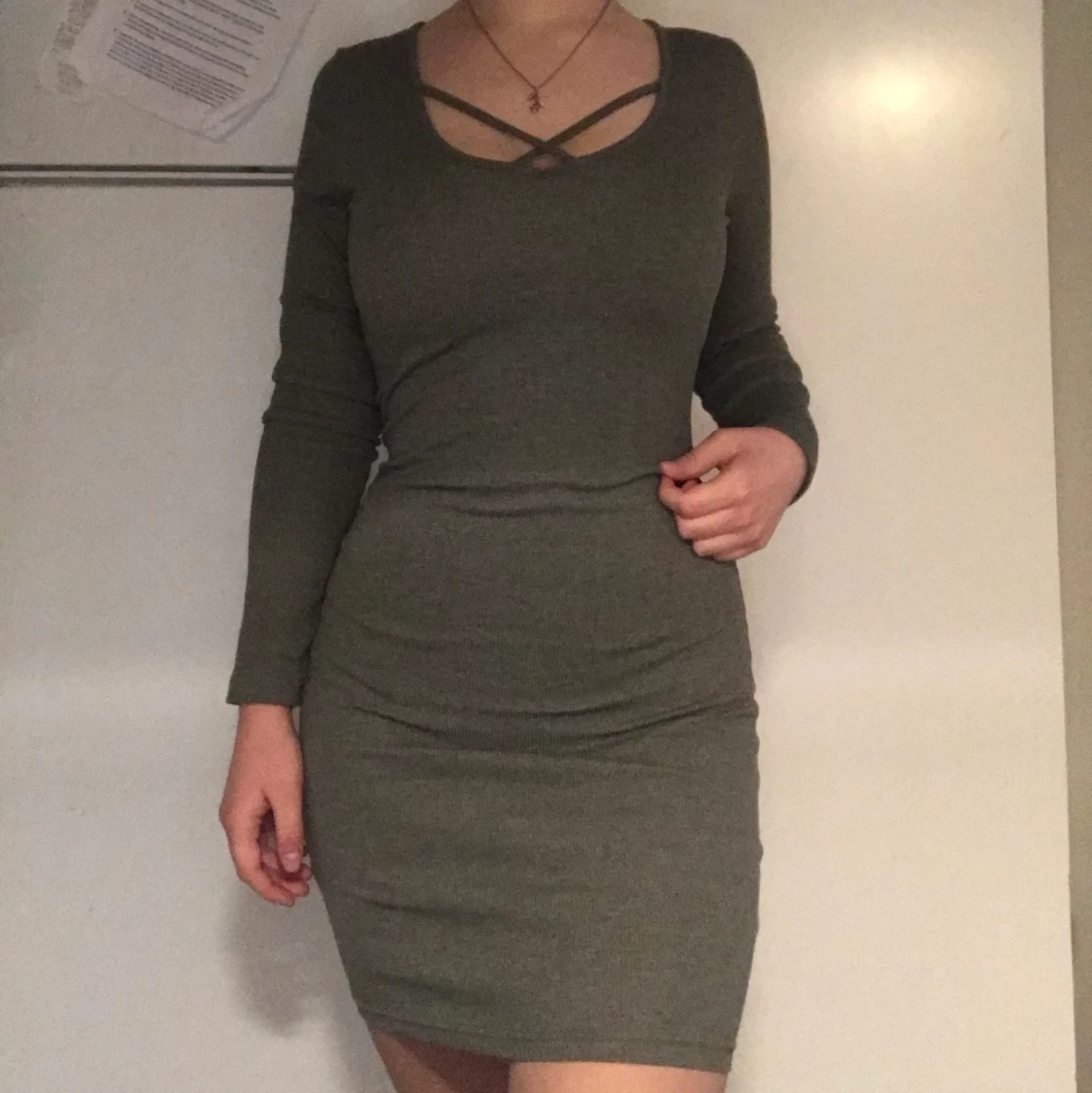 Figur klänning strl M