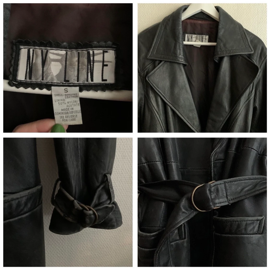 Skinnjacka vintage äkta skinn - 91