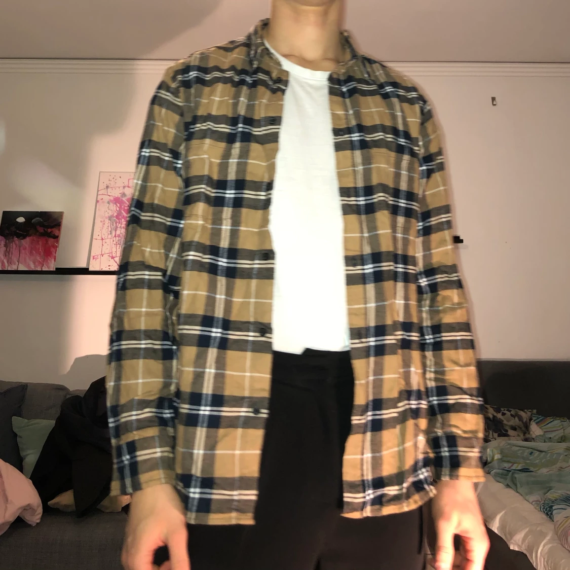 Flanell Skjorta - 90