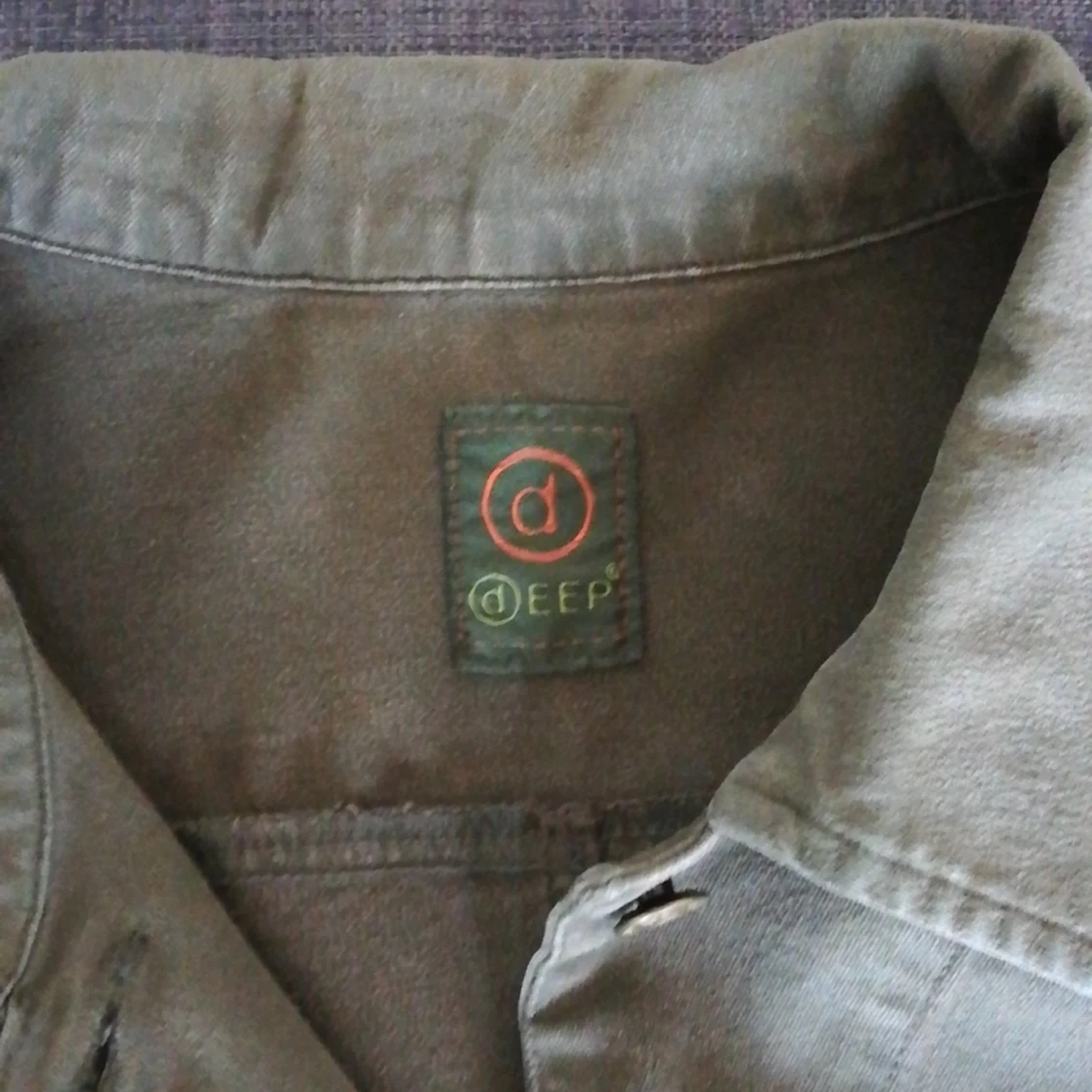Grön jeans jacka  - 91