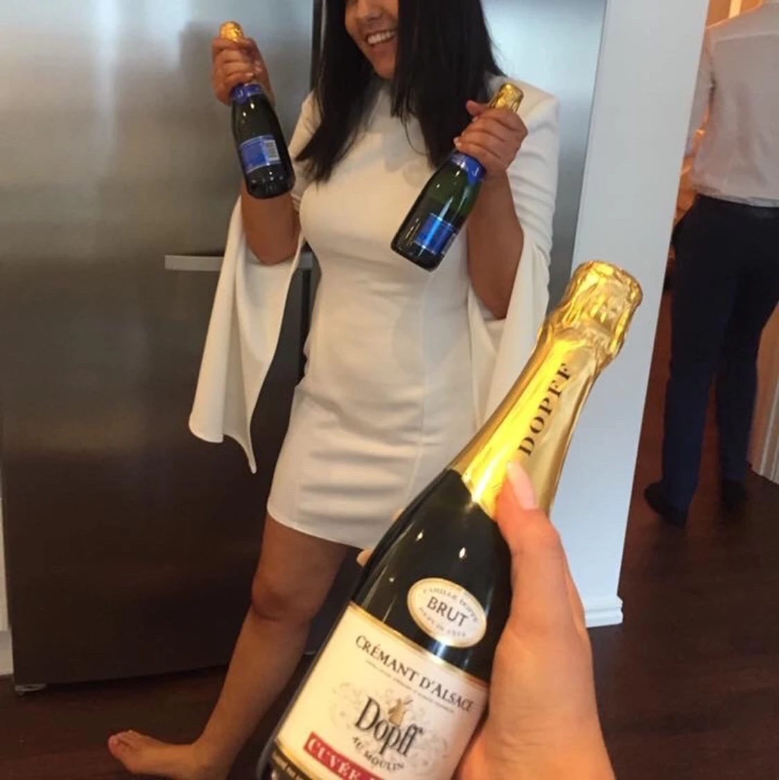 Klänning vit / studentklänning  - 91