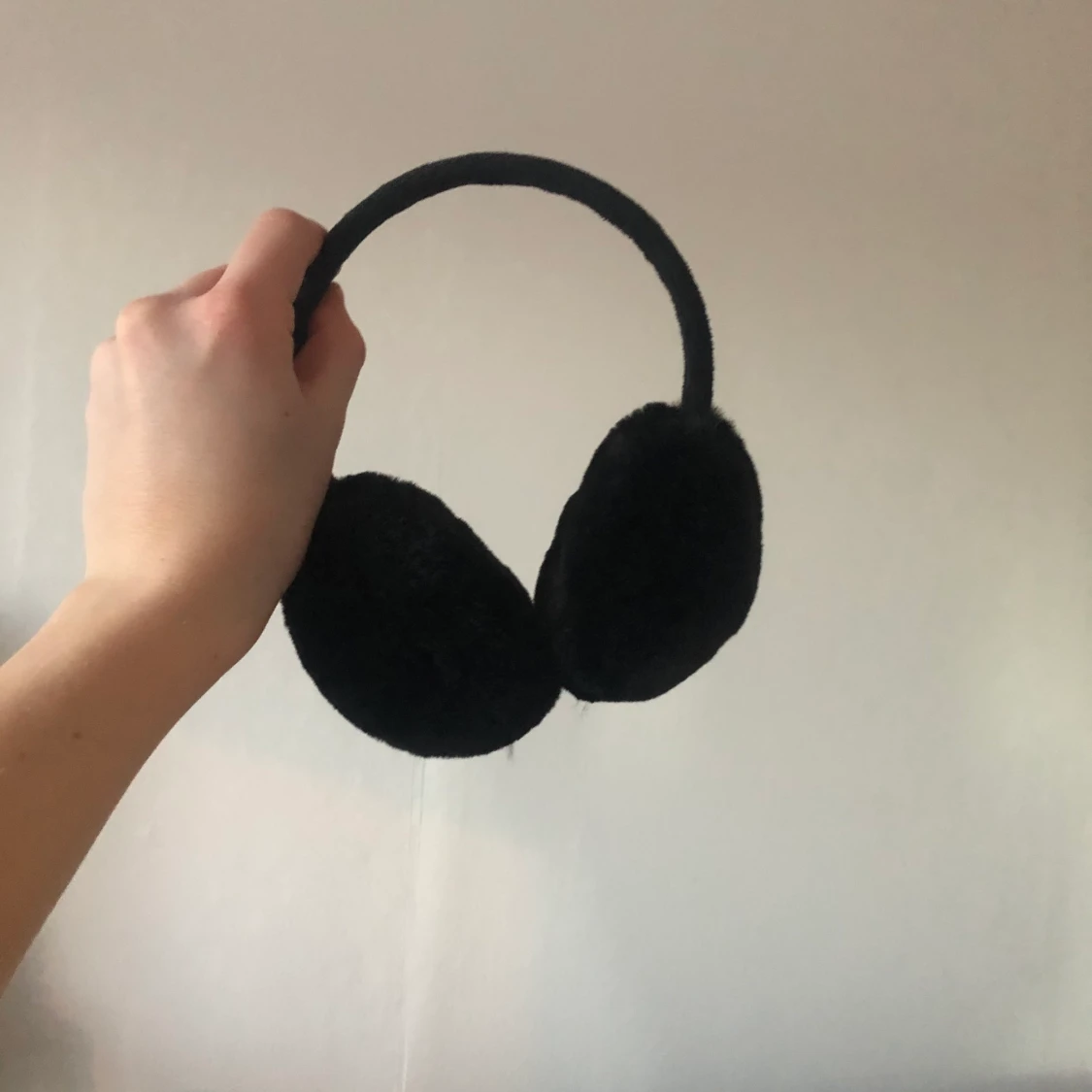 Svarta öronmuffar