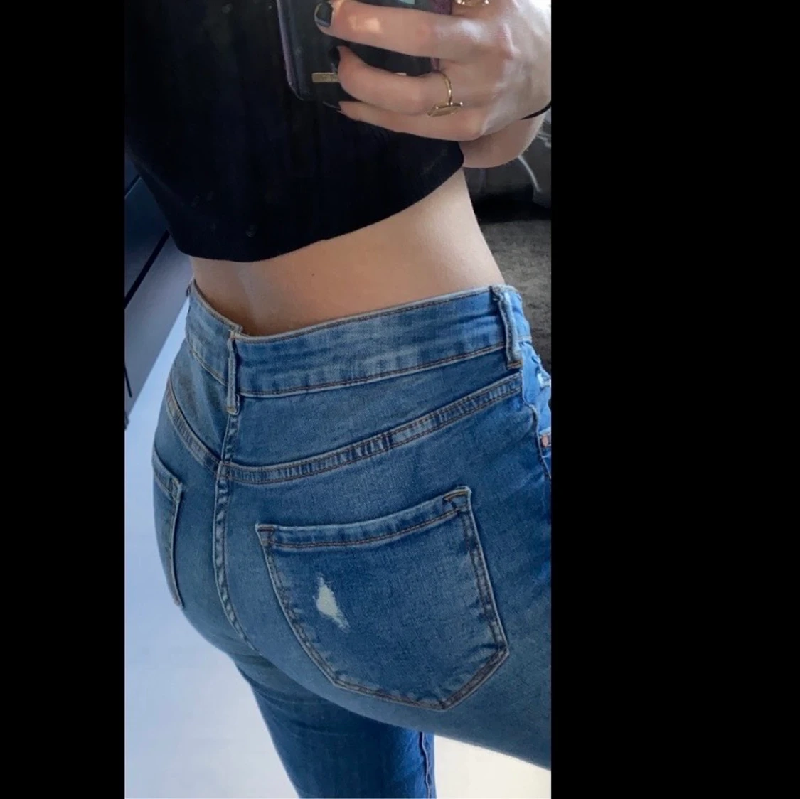 Blåa jeans strl 26  - 90