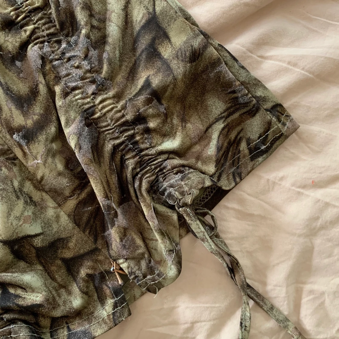 Mönstrad y2k topp - 90