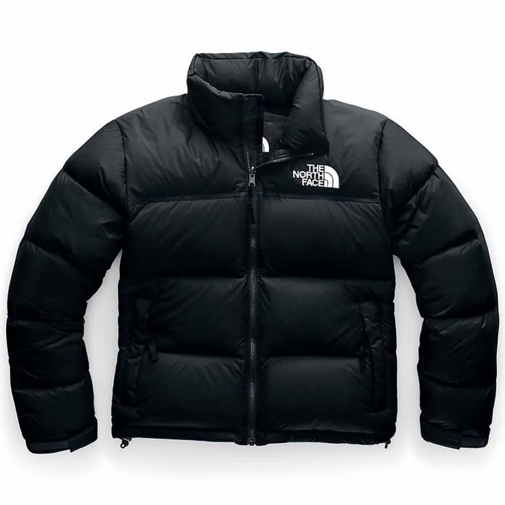 North face svart puffer jacka. Det är en xs i mansstorlek, men passar en xs-m . Jackor.