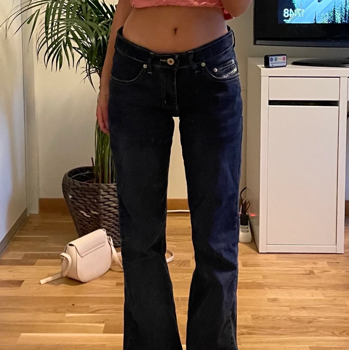 Snygga blåa jeans💙