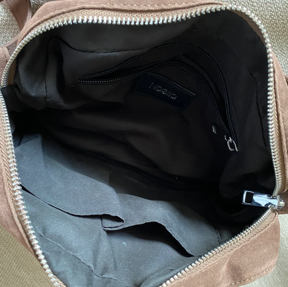 Mörkbrun axelväska - 91